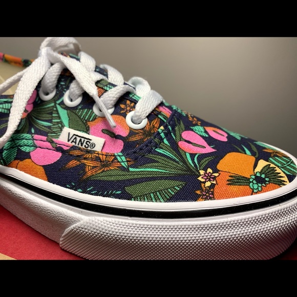 🛍Host pick🛍 Vans Old Skool MULTI TROPIC DRESS BLUE/TRUE WHITE. Size 6.5/7 - Picture 12 of 14